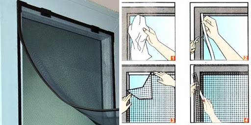 Cách vệ sinh cửa lưới chống muỗi hiệu quả