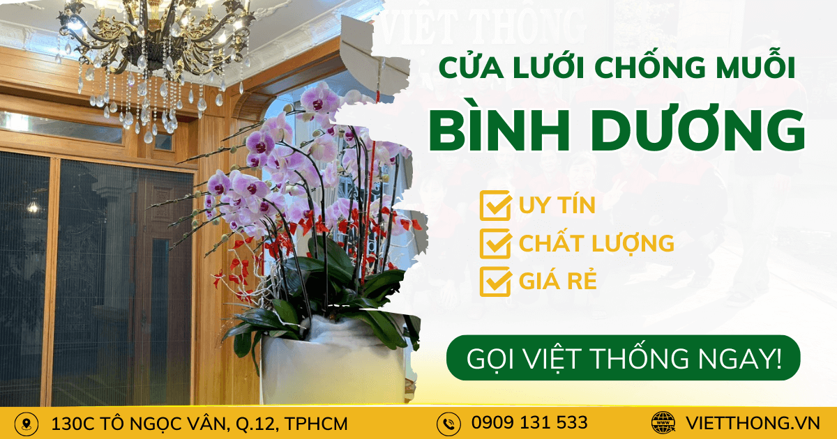 Cửa lưới chống muỗi Bình Dương