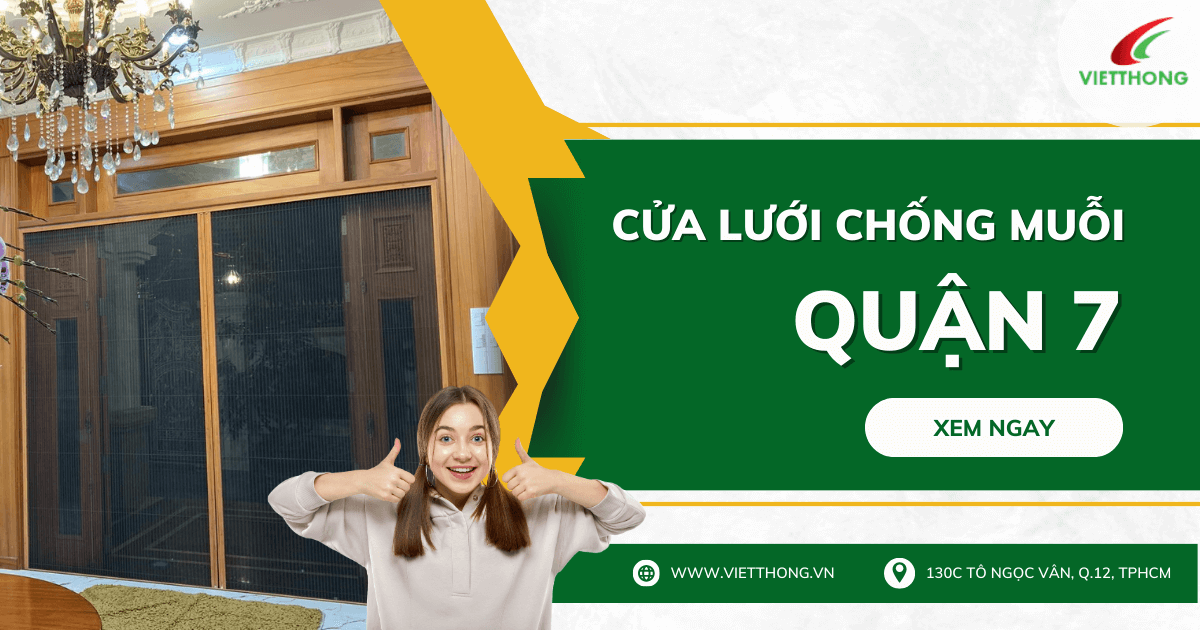 Cửa lưới chống muỗi quận 7