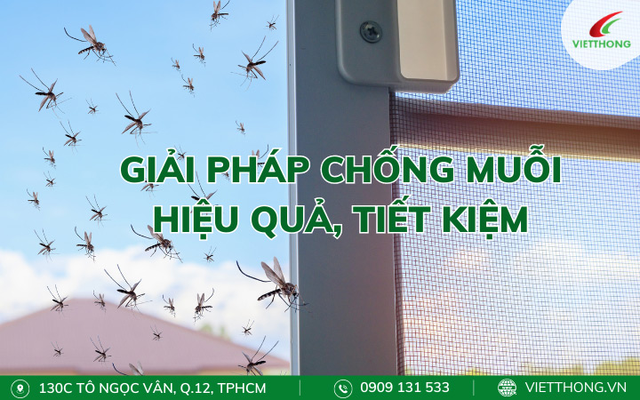 Nên lắp đặt cửa lưới chống muỗi Nhà Bè