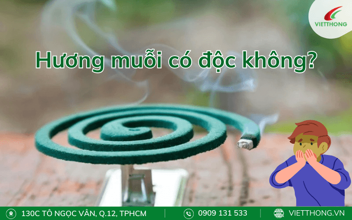 Mùi hương muỗi có độc không? 