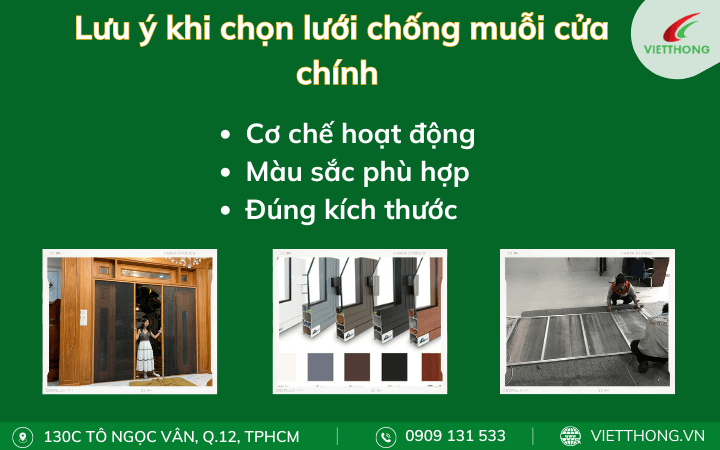 Chia sẻ một số lưu ý khi chọn lưới chống muỗi cửa chính