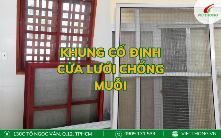 Khung cố định chống muỗi bền bỉ 