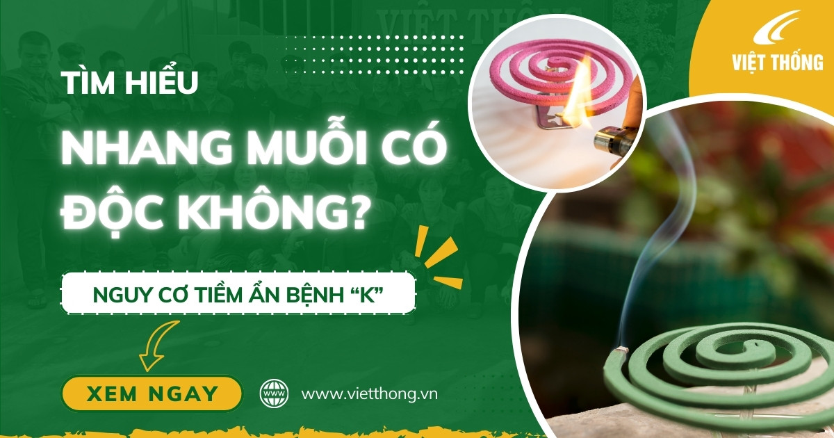 Nhang muỗi có độc không