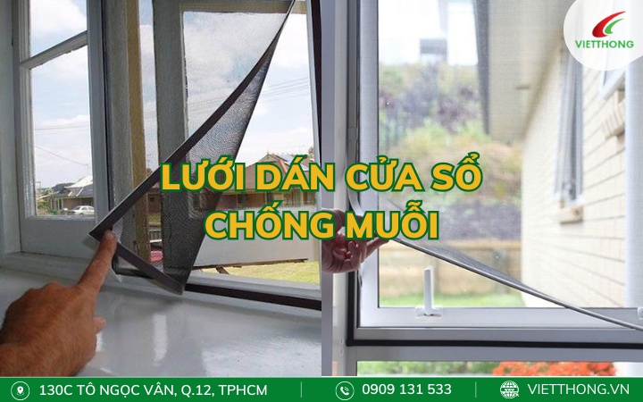 Lưới dán chống muỗi (cửa lưới chống muỗi nam châm)