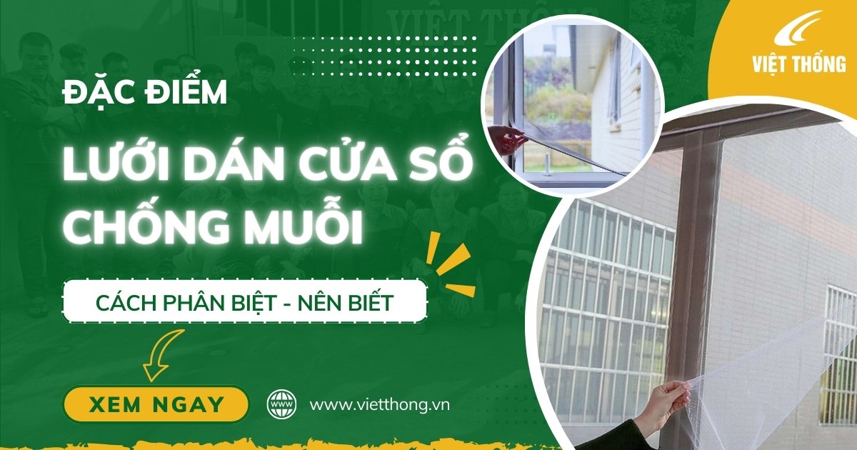 Lưới dán cửa sổ chống muỗi