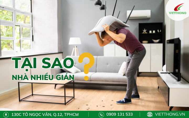 Tại sao nhà có nhiều gián?