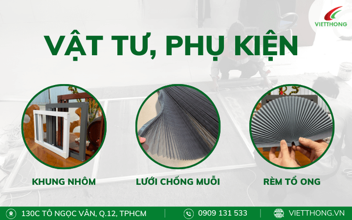 Phụ kiện cửa lưới chống muỗi Việt Thống