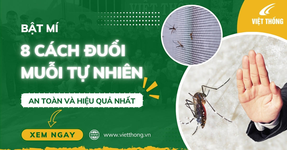 Cách đuổi muỗi tự nhiên