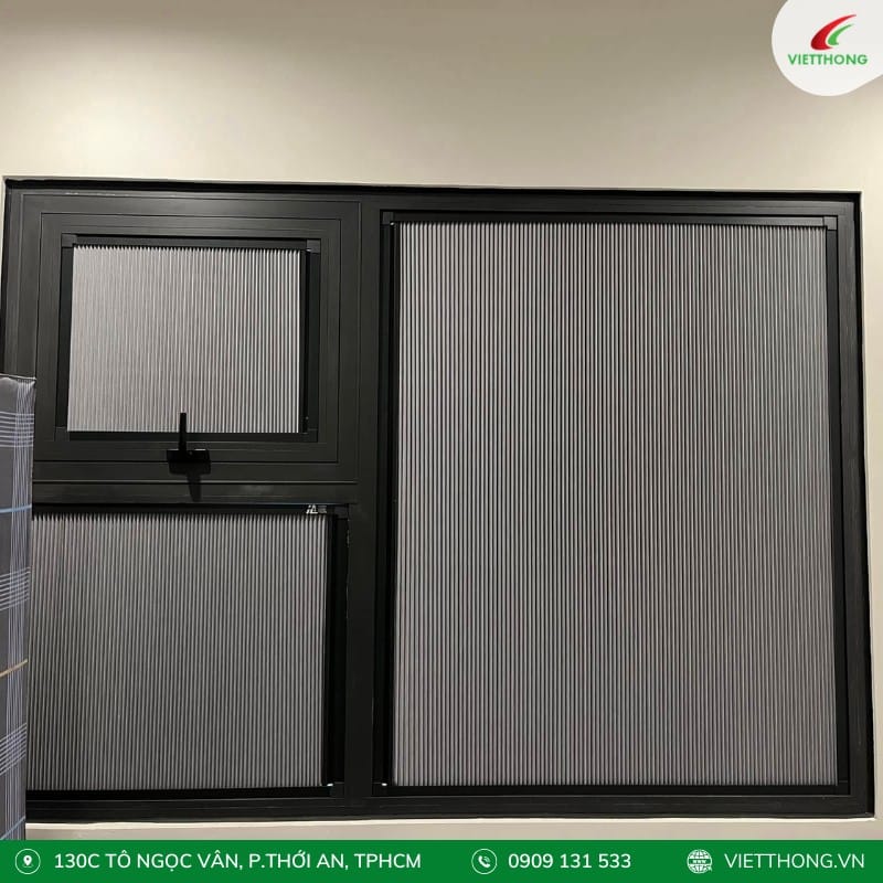 Rèm tổ ong trên kính ngăn nhiệt, chống nắng cửa kính - Ảnh 8