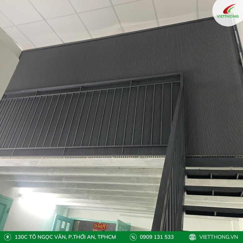 Vách ngăn máy lạnh phòng trọ, gác lửng