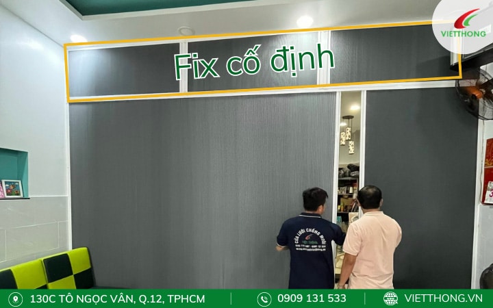 Kích thước quá lớn làm phần fix cố định bên trên