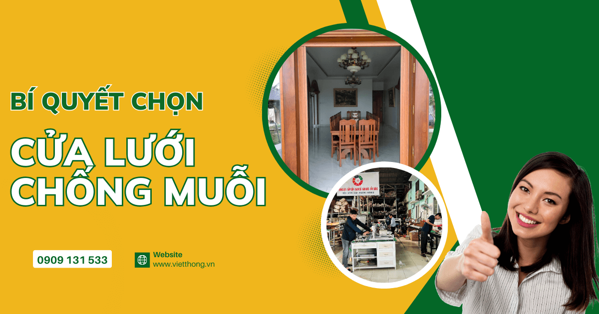 Cách chọn cửa lưới chống muỗi