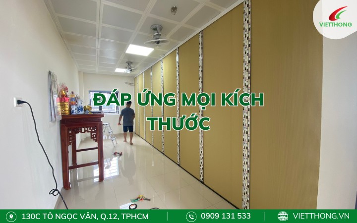 Vách ngăn tổ ong đáp ứng mọi nhu cầu về kích thước