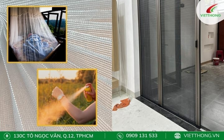 Phòng muỗi đốt tác nhân gây bệnh chủ yếu