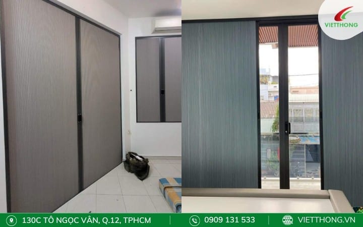 Vách ngăn rèm tổ ong ngăn phòng ngủ Vách ngăn rèm tổ ong ngăn phòng ngủ